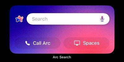 Arc Search позволяет выполнять поиск по запросу c помощью имитации телефонного звонка в поисковую систему