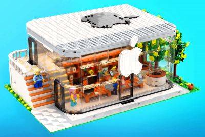 Фанат Apple создал макет конструктара Apple Store, LEGO может выпустить его в розничную продажу