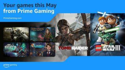 Полные издания Tomb Raider (2013) и Fallout 3 стали хедлайнерами майской подборки бесплатных игр для подписчиков Amazon Prime Gaming
