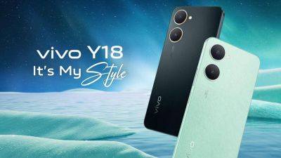 vivo Y18: смартфон с экраном на 90 Гц, защитой от воды IP54 и Android 14 за $104