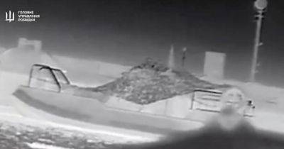 Ударный морской дрон Magura V5 уничтожает ночью скоростной катер врага (видео)