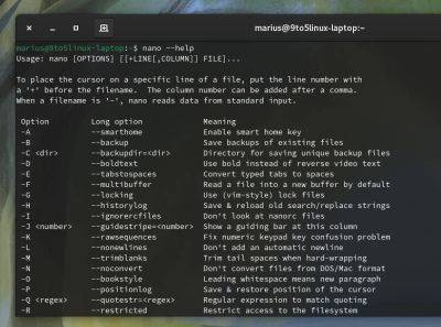 Релиз текстового редактора GNU nano 8.0