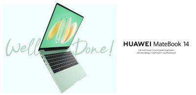 Huawei MateBook 14 (2024): тонкий корпус, OLED-дисплей на 120 Гц и процессоры Intel Core Ultra по цене от €1099