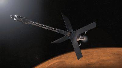 Ядерная ракета с тягой в 100 000 Н сможет обеспечить самые быстрые полёты на Марс