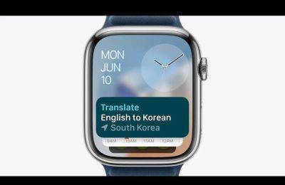 Apple Watch с watchOS 11 получит Apple Translate