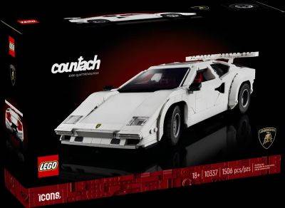 Lego превратили суперкар Lamborghini Countach в конструктор