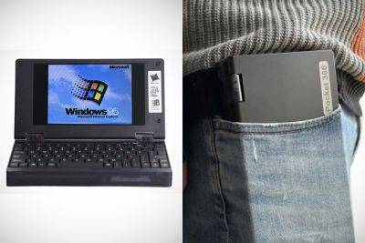 Карманный ретро-ноутбук Pocket 386 с чипом Intel 386 SX 40 МГц, 8 МБ ОЗУ, Windows 3.11 или 95 — можно даже поменять видеокарту