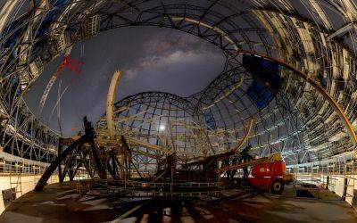 Завершено строительство стального каркаса купола самого большого в мире телескопа