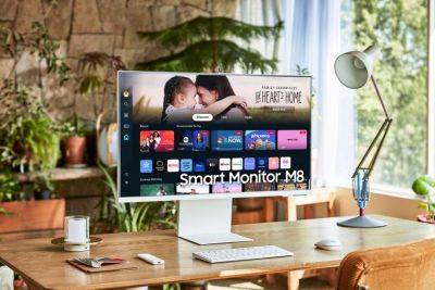 Samsung показала новые Smart Monitor с экранами до 43 дюймов, встроенными динамиками, камерой SlimFit и функцией Workout Tracker