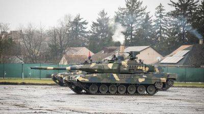 Венгрия получила на вооружение новую партию танков Leopard 2A7HU