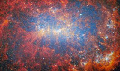 Уэбб обнаружил активное звездообразование в карликовой галактике