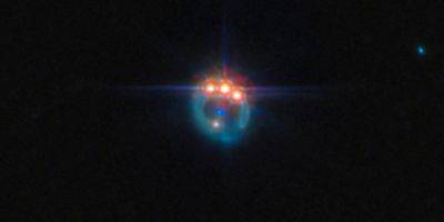 Завораживает. Космический телескоп имени Джеймса Уэбба показал эффект линзы на яркой звезде