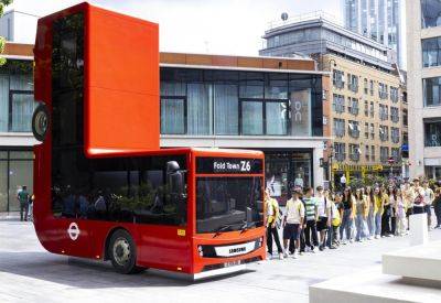 Samsung представила «складной» лондонский автобус - chudo.tech - Лондон - Новости