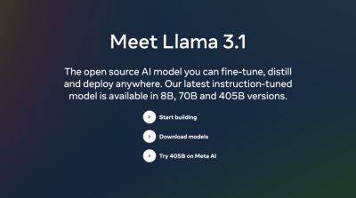 Meta выпустила Llama 3.1