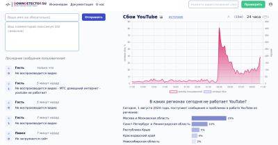 Пользователи в РФ сообщают о проблемах с доступом в YouTube