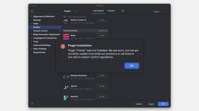 Пользователи из России больше не могут скачивать плагины в Android Studio из-за экспортных ограничений